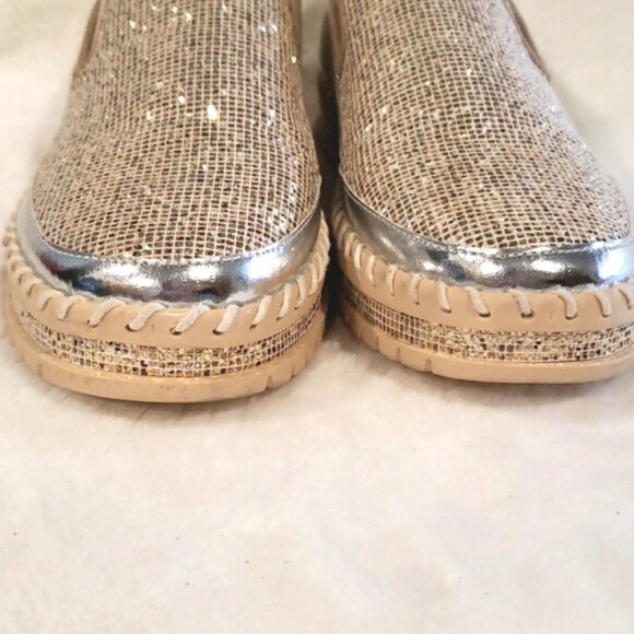 JOLIMALL Gliter Platform Slip On Loafer/Sneaker - Picture 7 of 13
